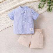 Love & Bump | Baby Striped Summer Outfit Set