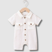 Love & Bump | Baby Solid Color Summer Romper