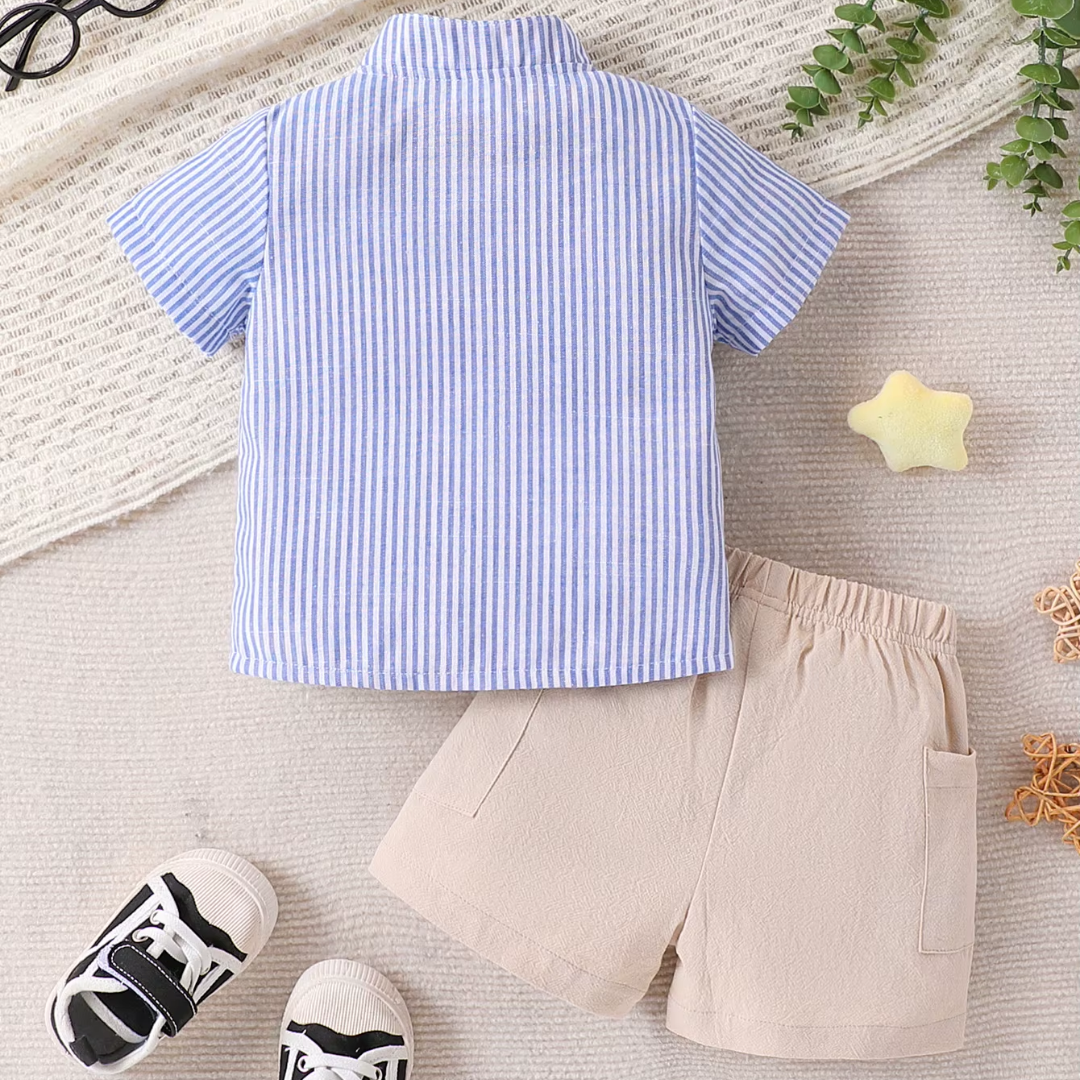 Love & Bump | Baby Striped Summer Outfit Set