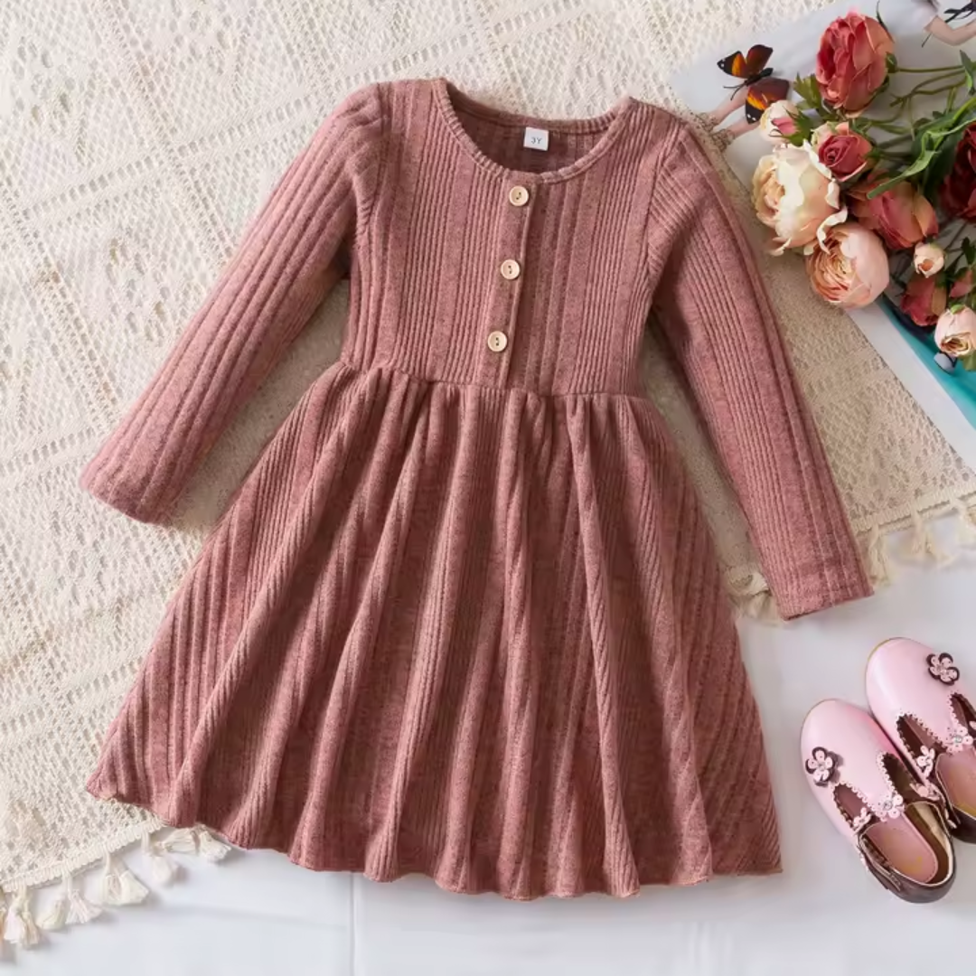 Love & Bump | Girls Long Sleeve Knit Dress