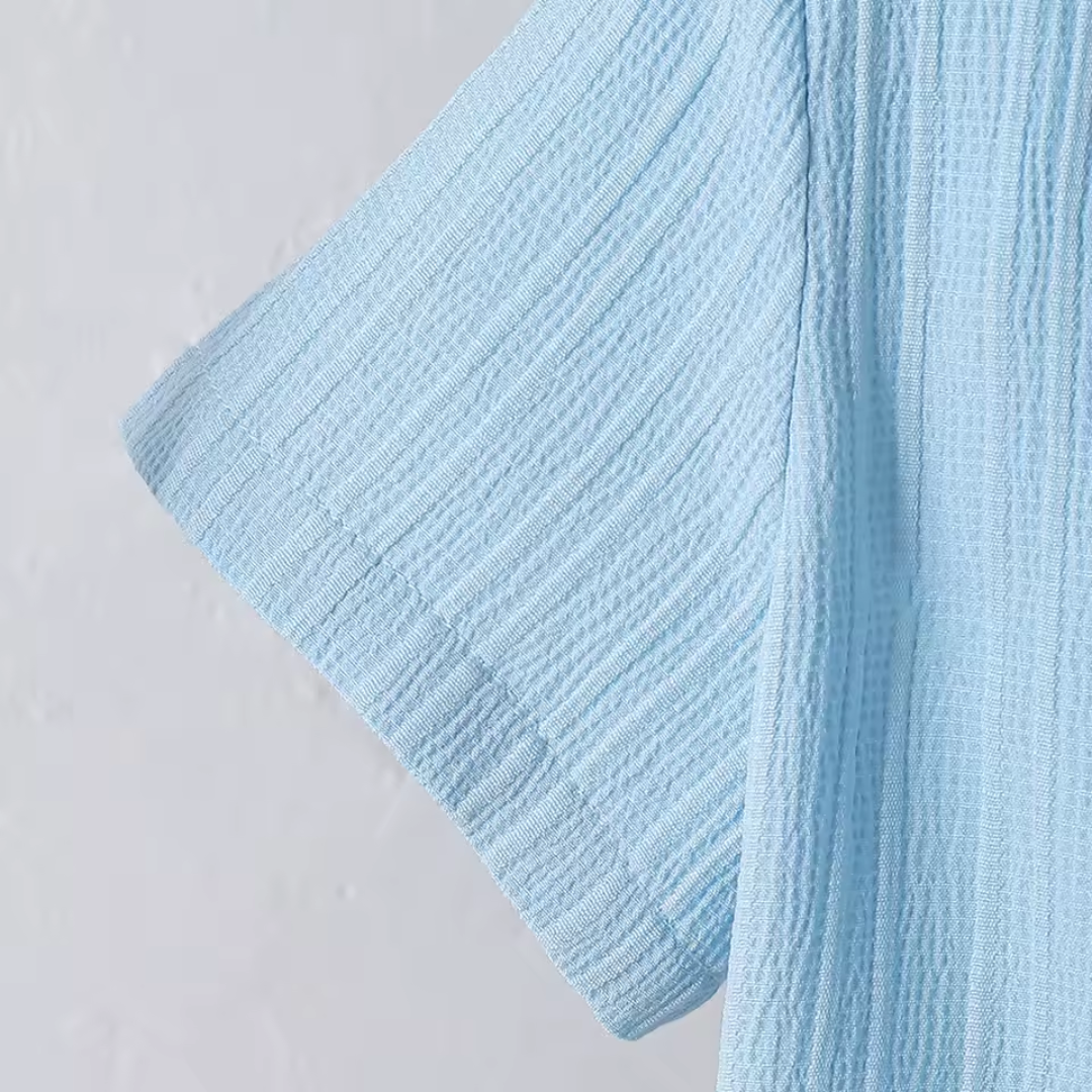 Love & Bump | Boys Summer Blue Pocket Shorts Set