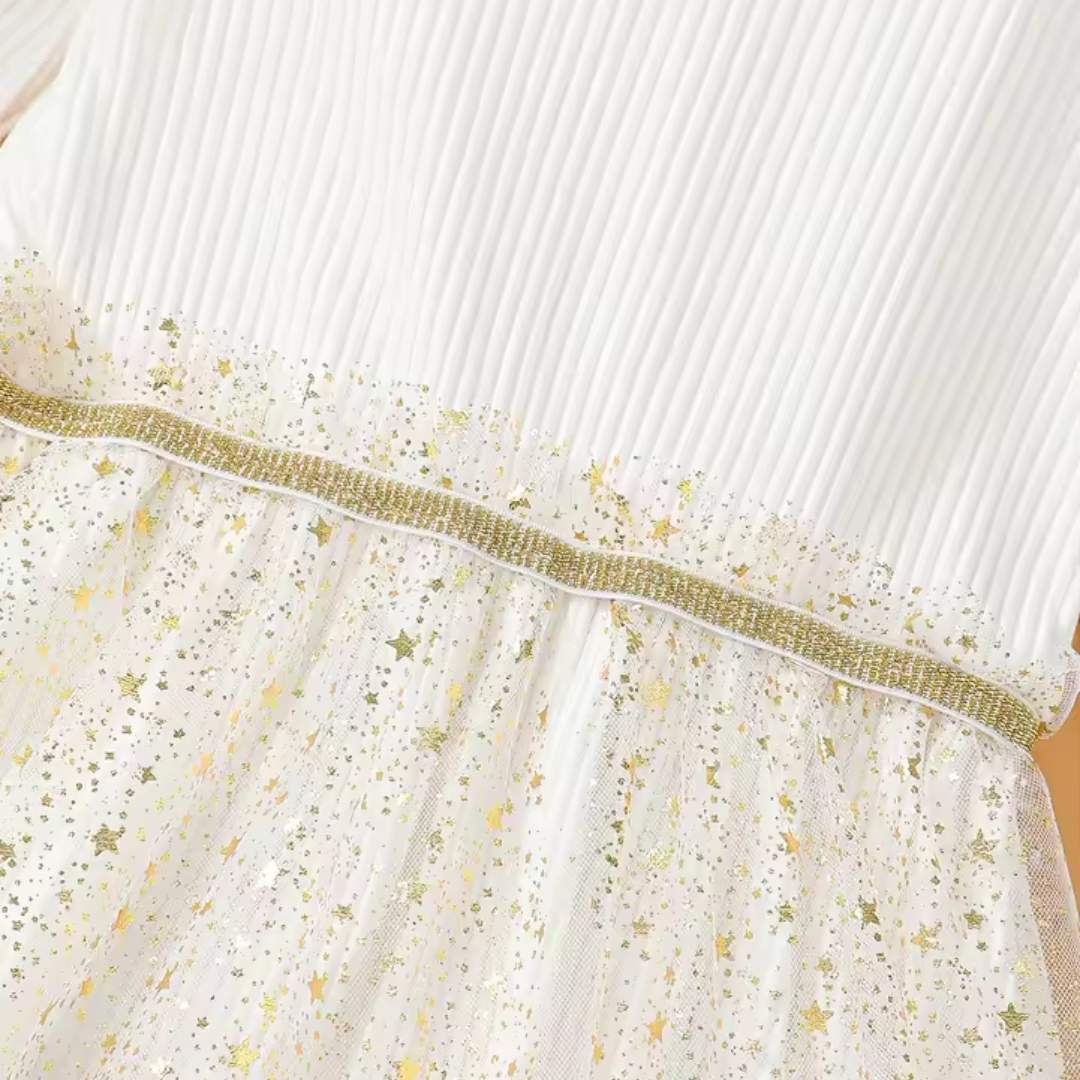 Love & Bump | Girls Star Print Princess Dress