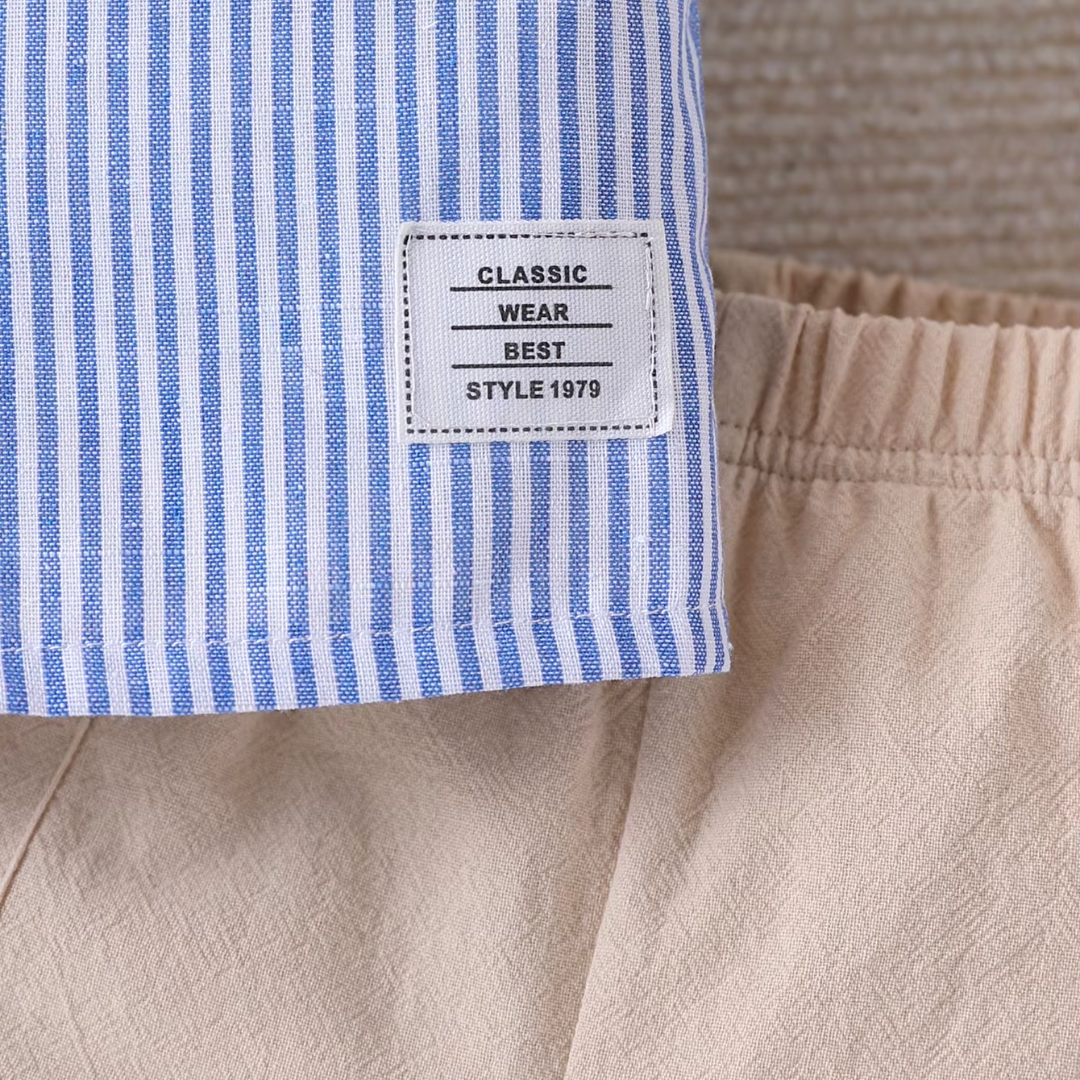 Love & Bump | Baby Striped Summer Outfit Set