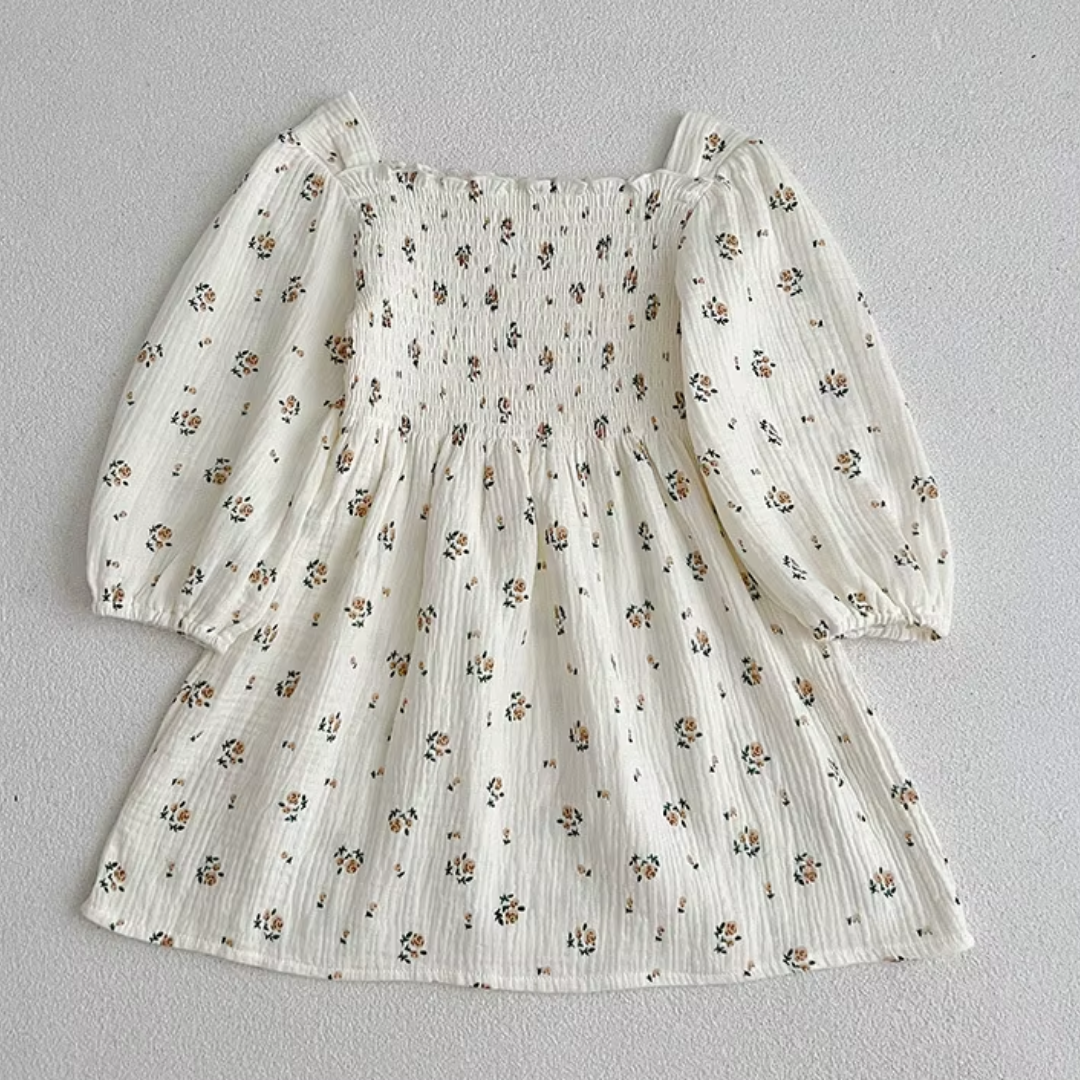 Love & Bump | Girls Rose Print Princess Dress