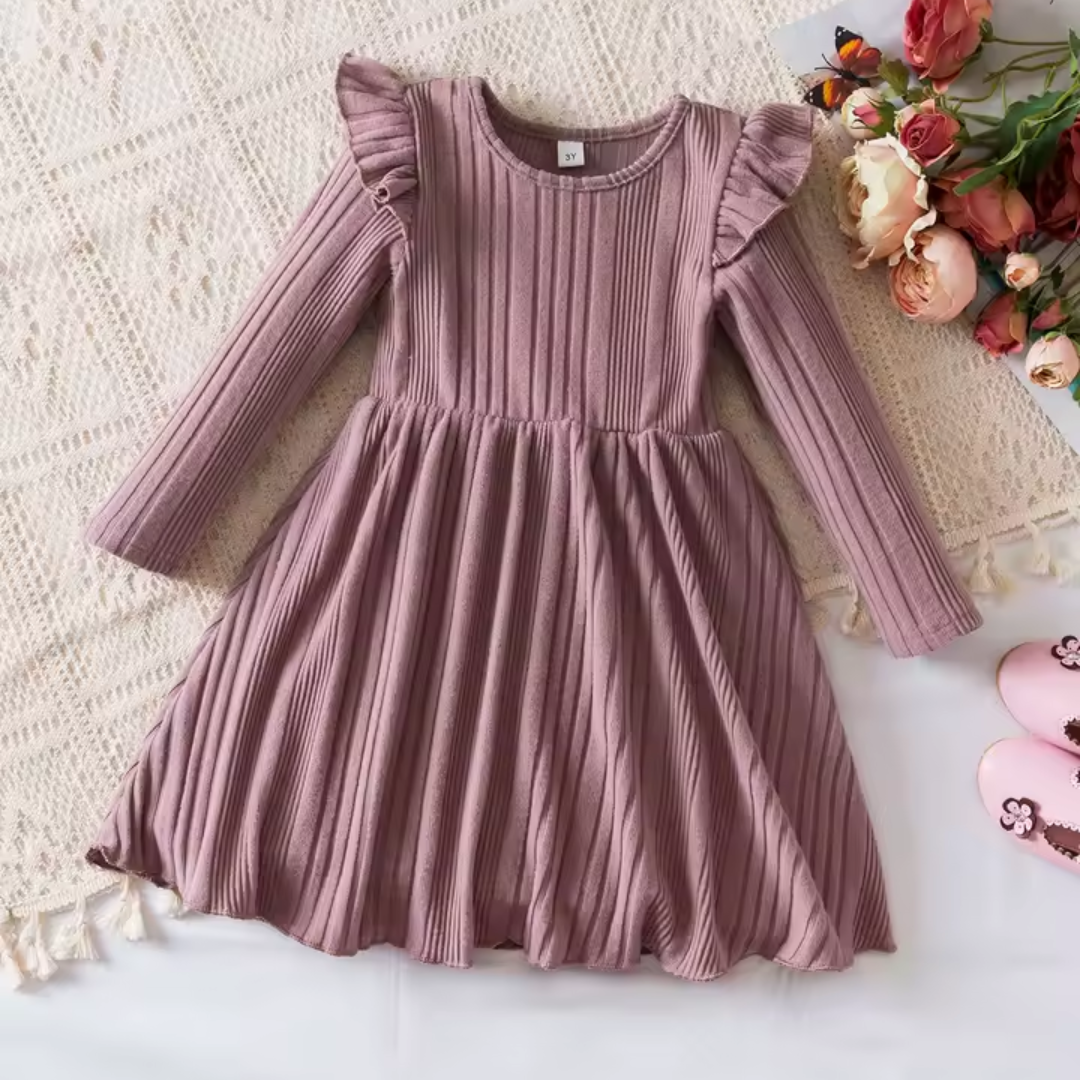 Love & Bump | Girls Long Sleeve Knit Dress