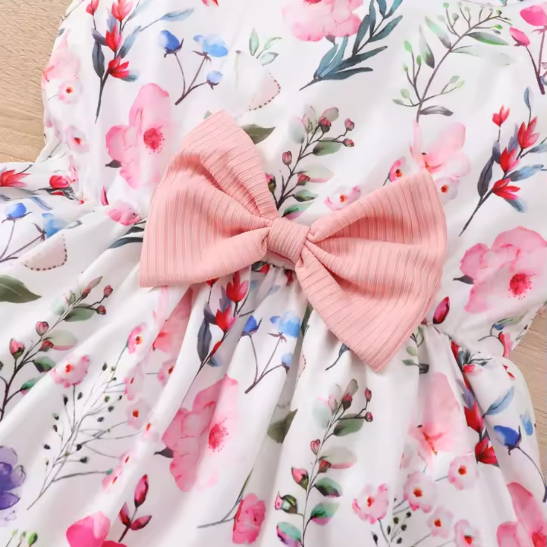 Love & Bump | Girls Floral Dress & Coat Set