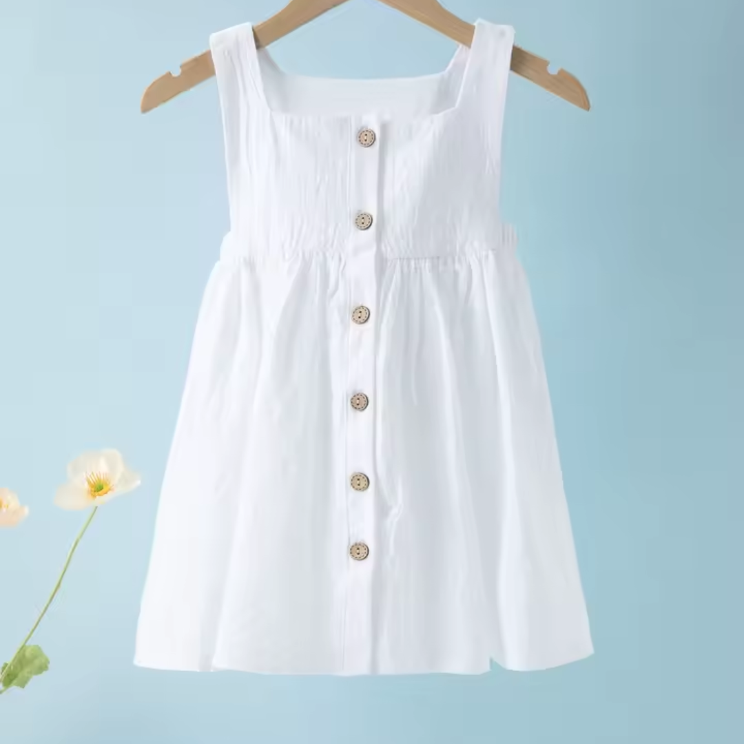Love & Bump | Girls Sleeveless Summer Strap Dress