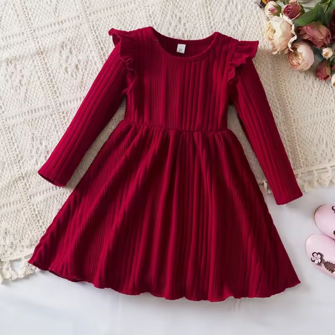 Love & Bump | Girls Long Sleeve Knit Dress