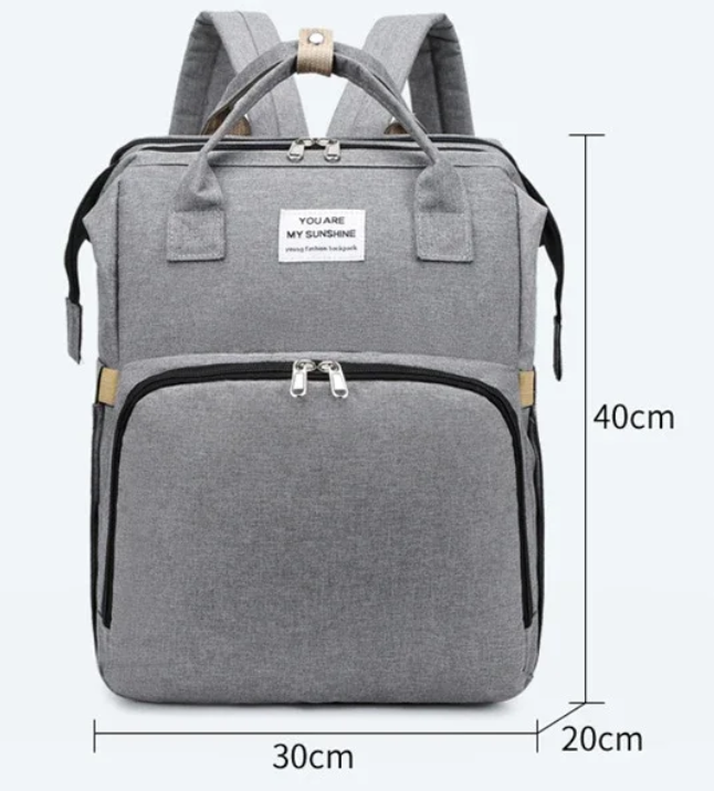 Women’s Organised Diaper Backpack | Multi-Pocket Travel Bag